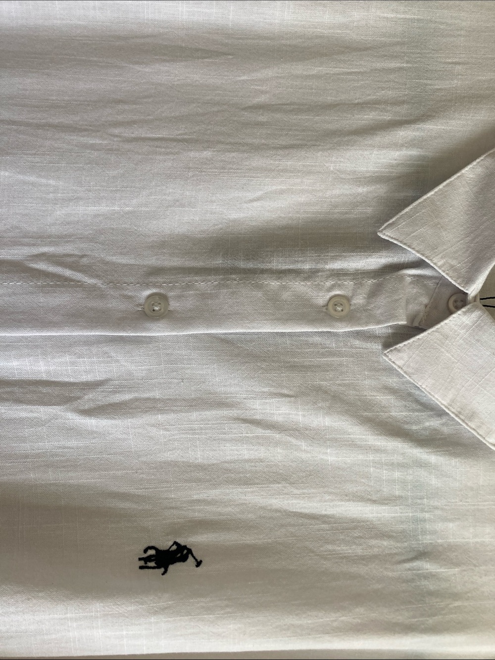 Polo Ralph Lauren Shirtdress Long Sleeve EU 52 XL 2XL 100% Cotton White - Picture 5 of 6